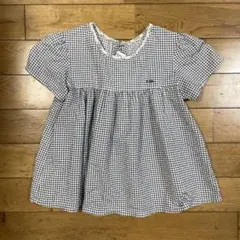 130cm 女の子　Tシャツ　格子柄　KP