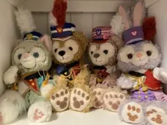 ハッピーマーチングファンダッフィーフレンズぬいぐるみ３５周年