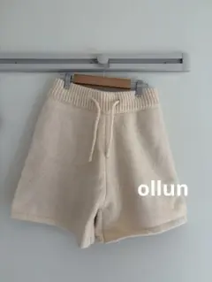 ollun/knit short pants ニットショートパンツ