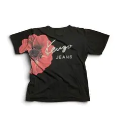 90s KENZO JEANS Flower Back Print Tee日本製のサムネイル