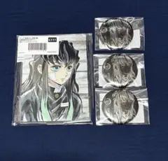 鬼滅の刃　AGF　無一郎　缶バッジ　5個セット グッズ-バッチ】鬼滅の刃 螺鈿風シリーズ 缶バッジ 時透無一郎