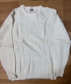 GLOBAL WORK ホワイト M ニットセーター
