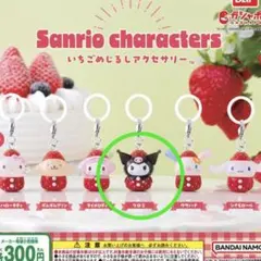 サンリオキャラクターズ　いちごめじるしアクセサリー　クロミ　1