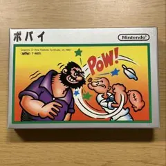 任天堂 ファミコンソフト ポパイ 銀箱　　　　　　　　　　　POPEYE 美品