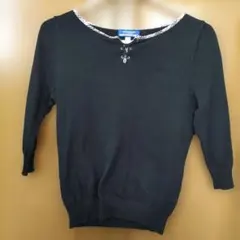 【BURBERRY】BLUE LABEL/ニット/7分袖/胸紐代替　最終価格です