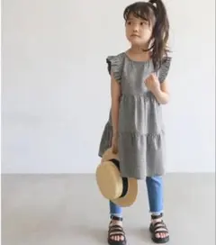 coca ギンガムチェックチュニック　110㎝のサムネイル