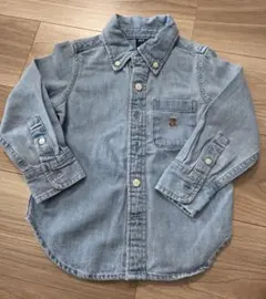 GAP デニムシャツ 長袖 100cm
