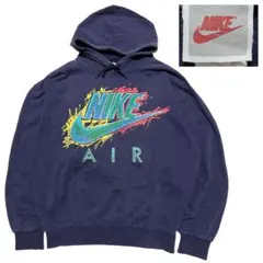 【訳あり品】90s ナイキ　NIKE AIR フーディ　パーカー　日本製　銀タグ