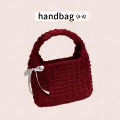 ワインレッド ハンドバッグ