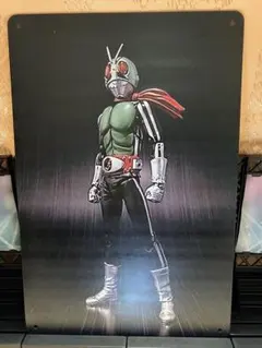 新 仮面ライダー ブリキ・プレート 送料込