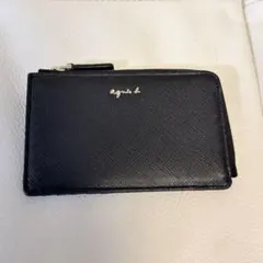 agnes b. アニエスベー　二つ折り財布　シュリンクレザー　MW02M-04 agnes b. アニエスベー 二つ折り財布 シュリンクレザー MW02M-04
