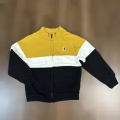 美品【120】5-6yrs スウェット地 ジップアウター