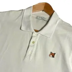 maison kitsune メゾンキツネ　ポロシャツ ホワイト