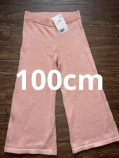 【新品未使用】H&M ワイドパンツ 2-3Y レギンス 10分丈 100cm