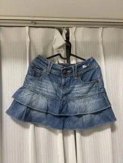 BURBERRY BLUE LABEL デニムフレアスカート 24