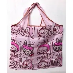 ラブブ ピンク系 エコバッグ お洒落なデザイン ☆★ ラスト１点