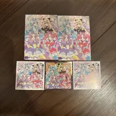 名探偵プリキュア!プリキラシールコレクション 集合3枚セット&集合カード2枚