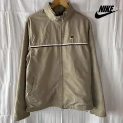 【古着】NIKE 00s ナイキ ナイロンジャケット ベージュ L