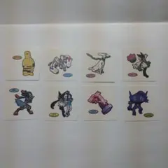【匿名配送】ポケモンパン　デコキャラシール　215弾　8枚セット