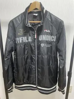 【美品】FILA UNDICI 中綿ジャケット 黒 XO 大きいサイズ フィラ
