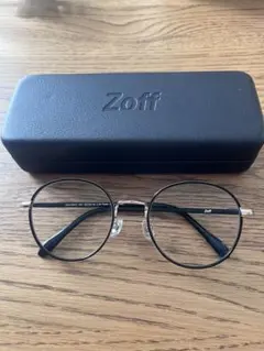 Zoff メガネ ブラックフレーム 度なし