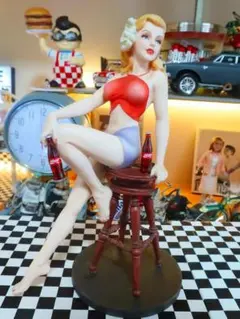 バレリーナ レトロガール フィギュア 像 ピンナップガール - メルカリ