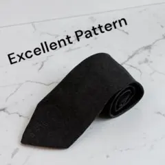 EXCELLENT PATTERN ネクタイ ブラック系