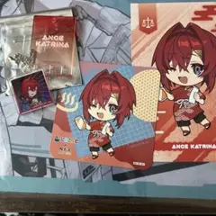 にじさんじ 極楽湯 銭湯錠風キーホルダー 特典 アンジュ・カトリーナ