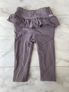 SLAPSLIPフリル付きパープルパンツ