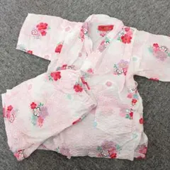 花柄ピンク甚平 95~105cm