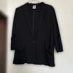 MICHEL KLEIN PARIS ブラック 七分袖ジャケットのサムネイル