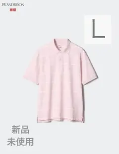 【新品】UNIQLO JW ANDERSON ドライカノコボーダーポロシャツ L