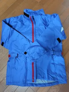 WORKMAN AGEGISレインスーツ(上下セット) 青・黒のサムネイル