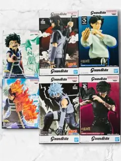 呪術廻戦 NARUTO 히로아카 最新 프라이즈(게임센터 경품) 피규어 6점 세트 묶음 판매