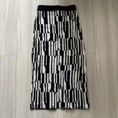 ニットタイトスカート　ロング