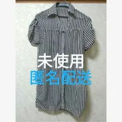《未使用》 アズールバイマウジー　半袖シャツワイシャツ　オフィス　春　古着　匿名のサムネイル