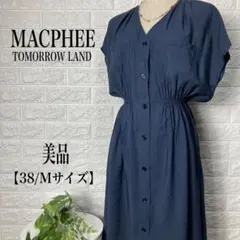 MACPHEE ノースリーブ フレアー ワンピース 【38/Mサイズ】★美品★