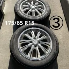 【中古品③】ブリヂストン エコピア 175/65 R15 タイヤ&ホイール　1本のサムネイル