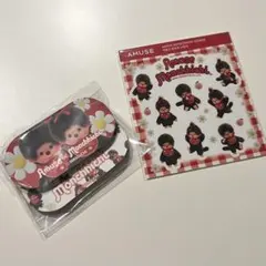 AMUSE Monchhichi ステッカー & ヘアシート セット　未開封