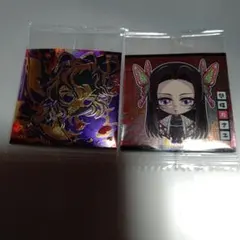 鬼滅の刃ウエハース ディフォルメシール 胡蝶しのぶ、カナエ