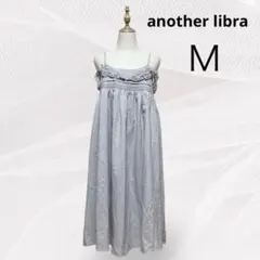 【美品】another libra サロペット 花柄レース【M】