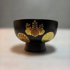 時代椀大観@菊桐蒔絵/漆椀/漆器/高台付き椀 時代椀大観@菊桐蒔絵/漆椀/漆器/高台付き椀 - メルカリ