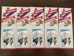 銀魂　ミニブロマイド ジャンプショップ限定 坂田銀時 5枚