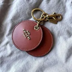 未使用に近い　COACH キーホルダー　チャーム　ミラー　シグネチャー