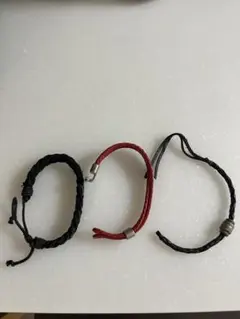 編み込みブレスレット 3本セット