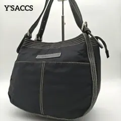 イザック トートバッグ ハンドバッグ ナイロン レザー ダークブラウン 軽量のサムネイル