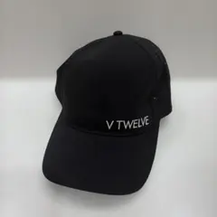 新品❤️V TWELVE キャップ ブラック パンチング加工のサムネイル