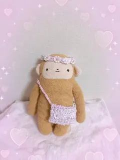 フモフモさん♡お花モチーフのポシェットとカチューシャセット