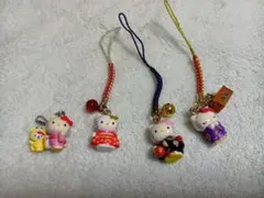 ご当地キティ 根付 ストラップ キティちゃん 平成レトロ こけし 東京