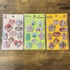 ウォーターシール　101匹わんちゃん　ピータパン ライオンキング